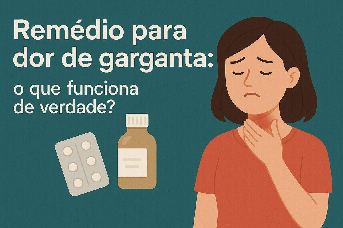 remédio para dor de garganta