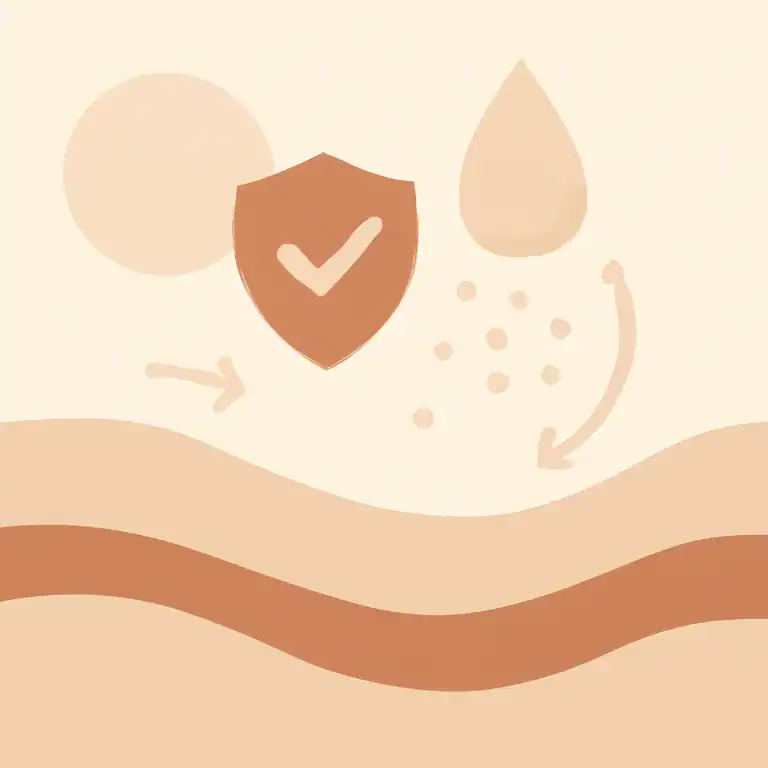 Ilustração informativa de corrimento vaginal associado à candidíase durante consulta