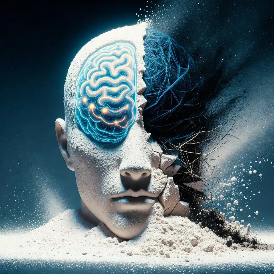 Efeitos Psicológicos da Cocaína: Paranoia, Depressão e Vício