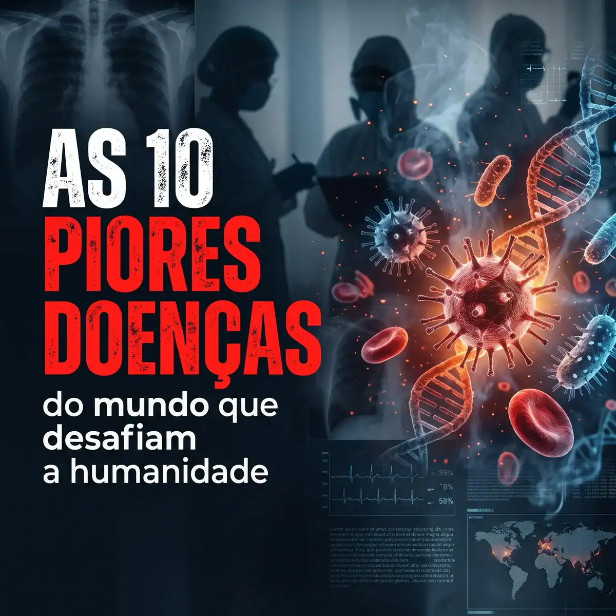 As 10 piores doenças do mundo (e por que o ranking não é o do cinema)